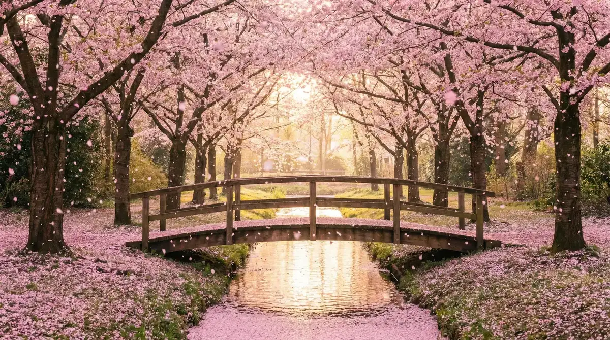 樱花桥畔 - 禁室培欲在线观看 唯美风景